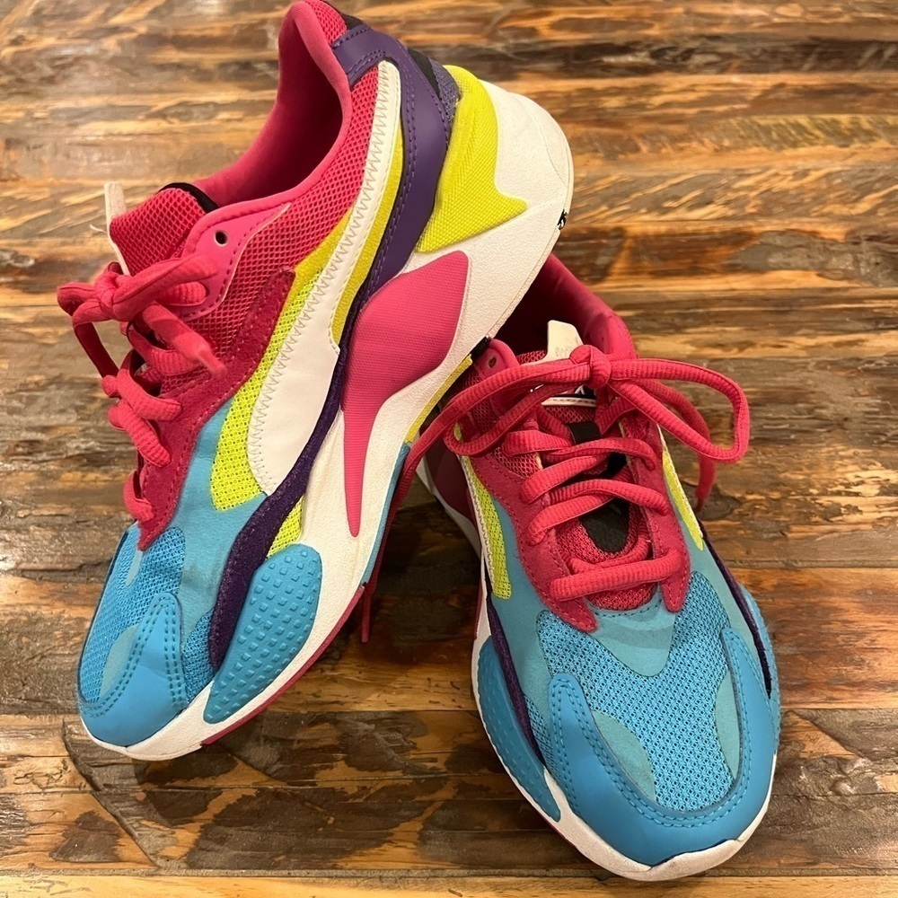 PUMA W RS-X3 SUPER MULTI COLOR US WMNS SZ 8.5
